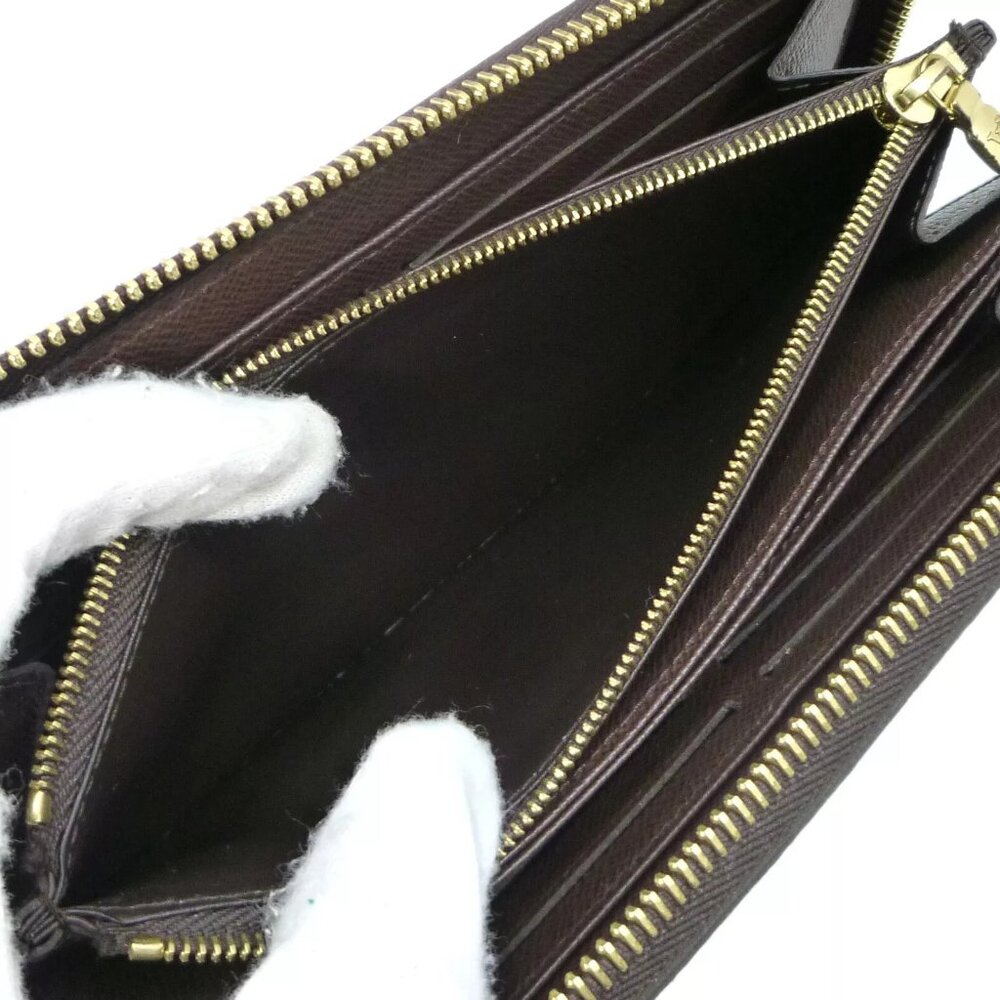 Auth LOUIS VUITTON Zippy Wallet Round Fastener N60015 Damier Ebene #36631948 - Picture 14 of 16